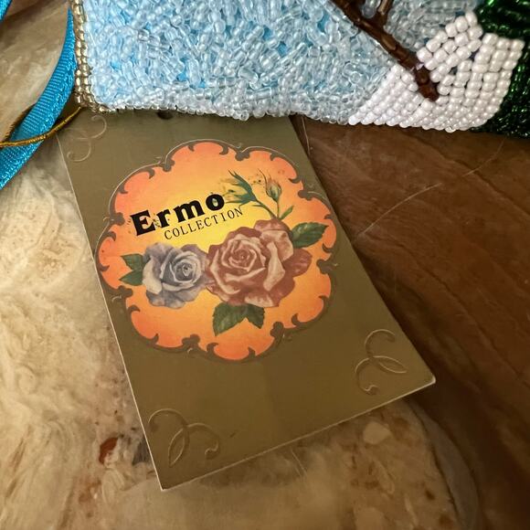 Snowman Beaded Wristlet NWT - Picture 2 of 5